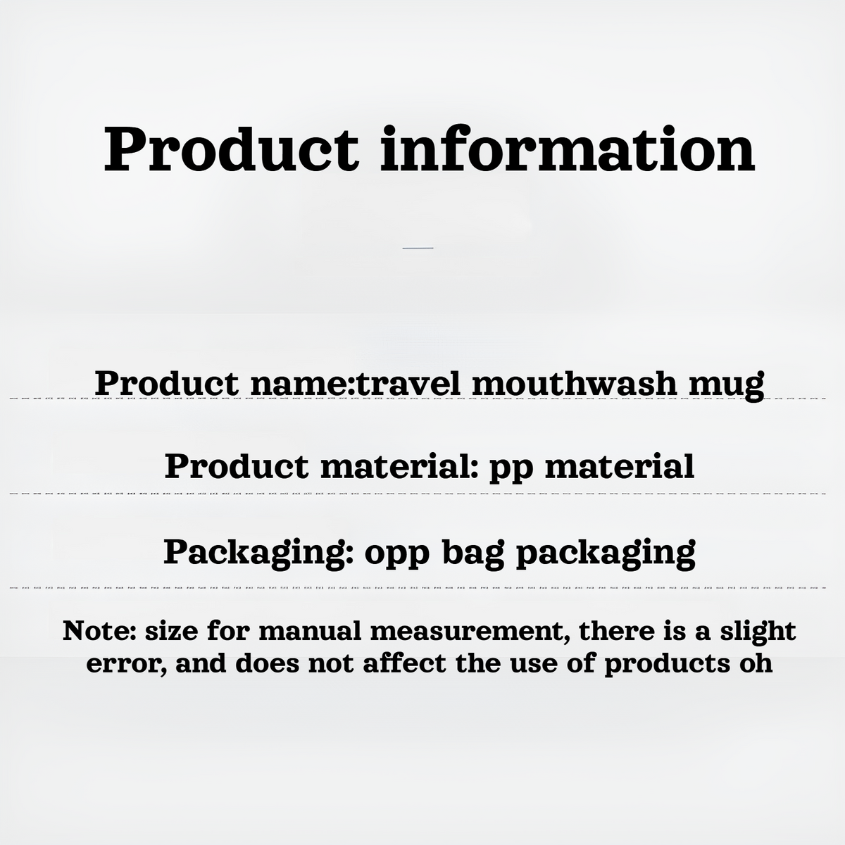Travel mouthwash cup toothbrush box holiday travel portable toothbrush cup wash storage box plastic