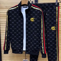 New men's casual sports suits high-end atmospheric fashion versatile slim soft and comfortable men's clothing