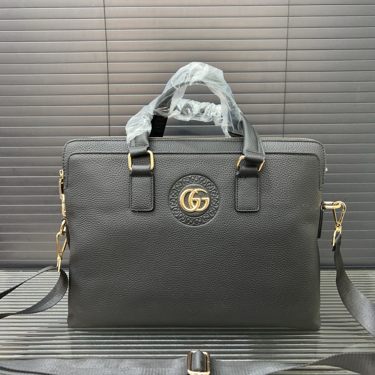 new leather G Logo men's bagsXC052025063004