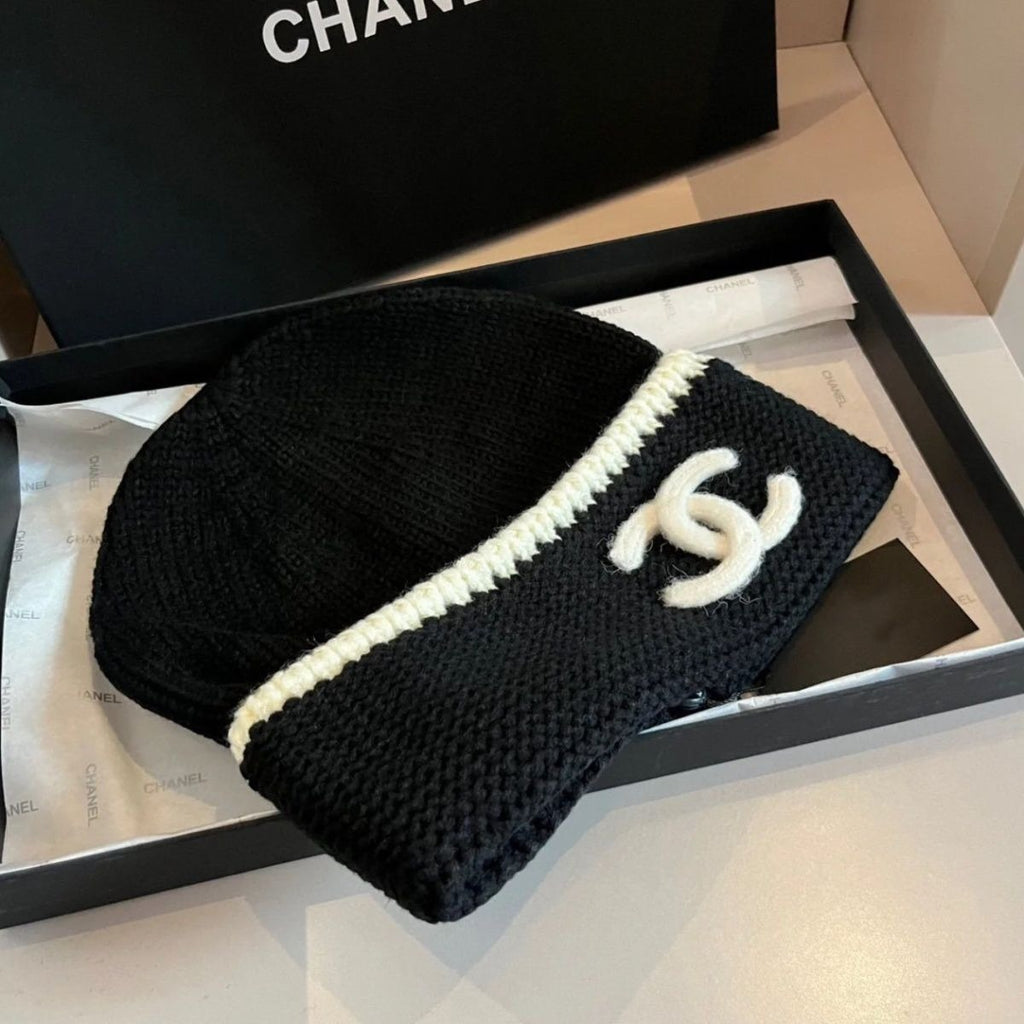 New White and Black fashion C Logo Women's HatPD052024121905
