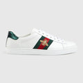 White Classic Style Bea Printed Men's Sneakers