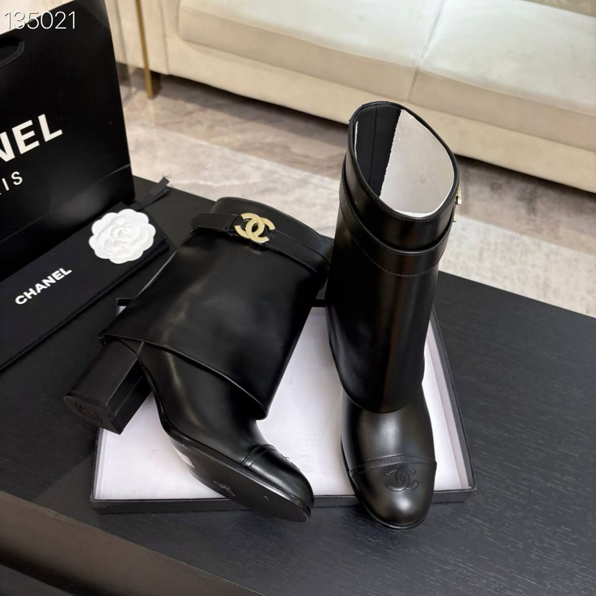 New Fashion Hanfmade Leather women's 5cm high-heeled bootsXC052026092801