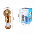 It is an emergency lamp that never goes out and a fan that never stops 🌟 It is forever powered 🌟 With just 2 hours of sufficient sunlight, it fully charges and can be used continuously for 3 days without needing to plug in 🌟