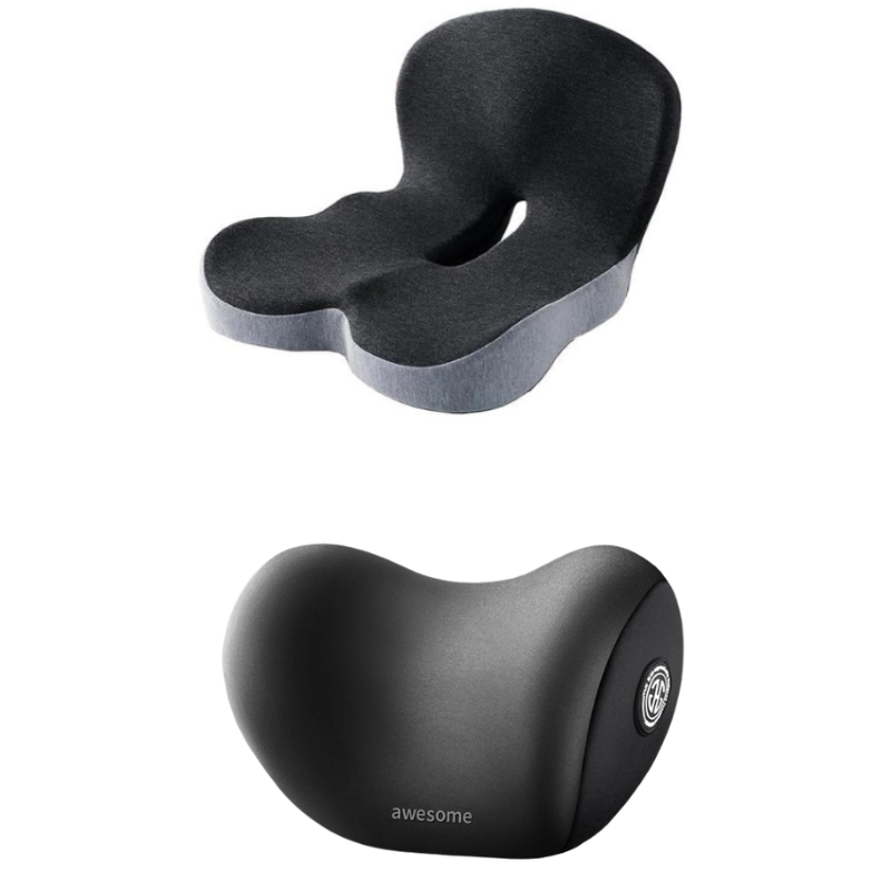💎 50% OFF! 💎 Non-Slip Memory Foam Seat Cushion – Sciatica Relief, Breathable Mesh & Universal Fit for Car, Office & Wheelchair