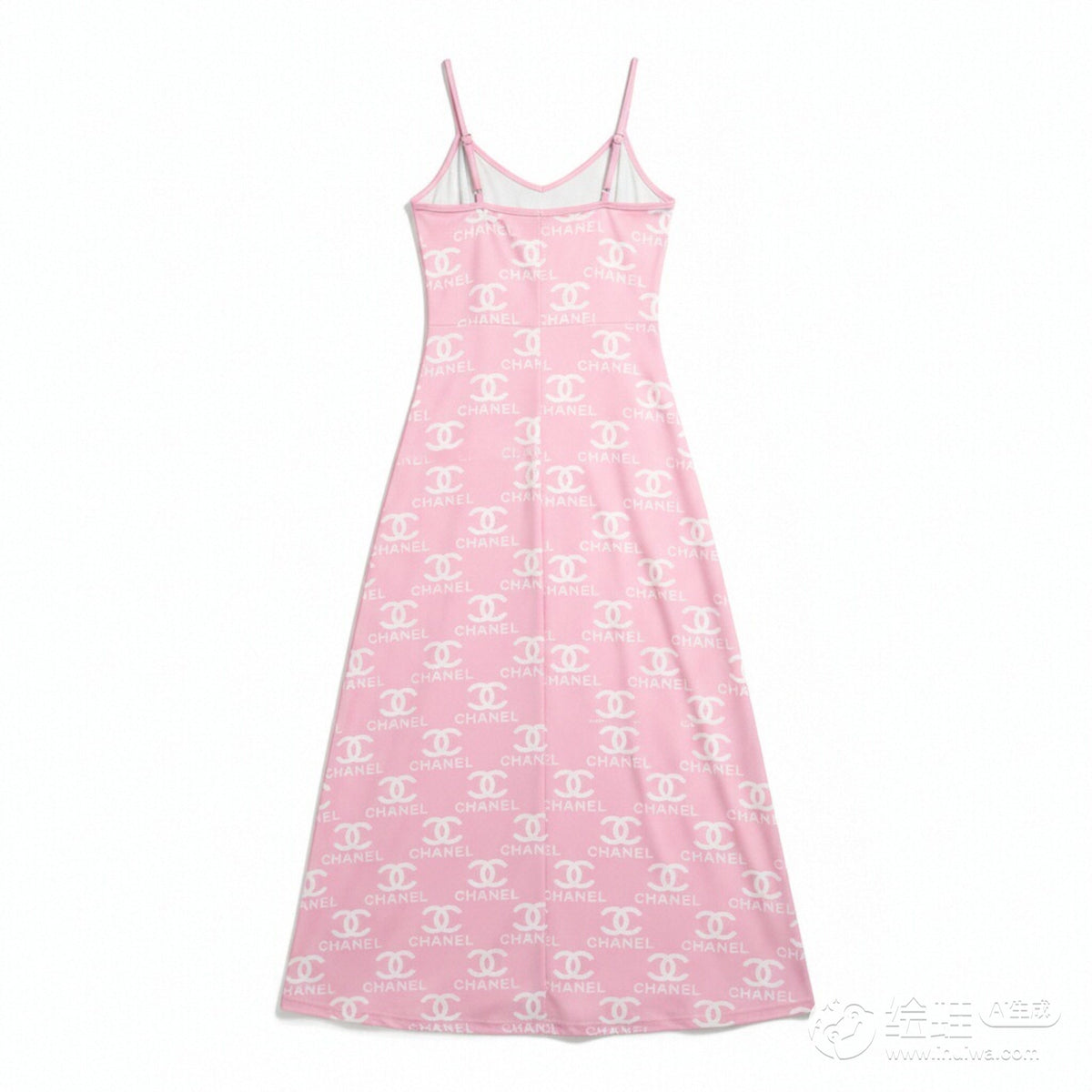 Classic Print V-Neck Pocket Cami Dress 3D1026033001
