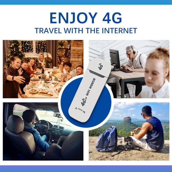 📶2026 4G LTE USB Mobile WiFi Router – Fast Internet Everywhere & Multiple Devices!